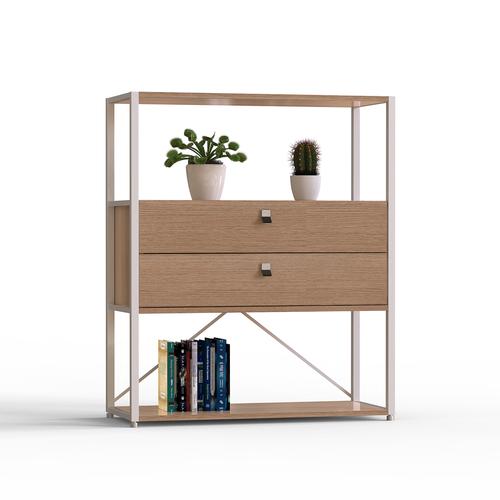 (暫停發(fā)貨2月8號恢復發(fā)貨)鋼木家具組合書柜自由組合書架抽屜柜